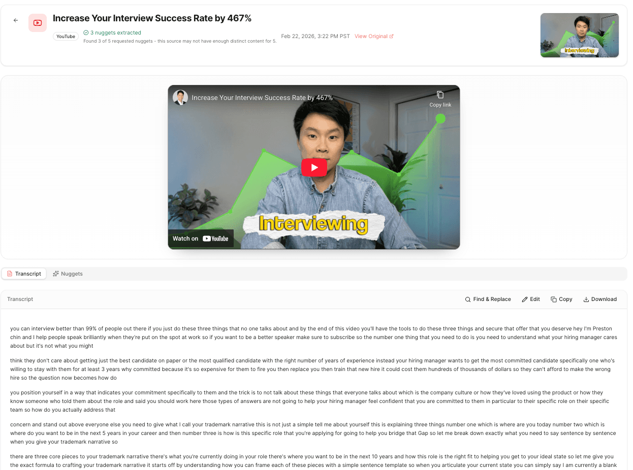 Generated script and source detail context
